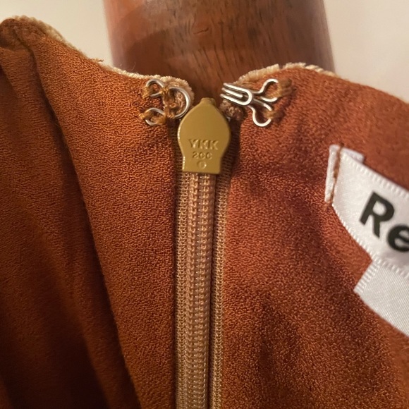 Reformation 
Emira Dress Gold Silk Blend Dress NWT - Picture 10 of 10